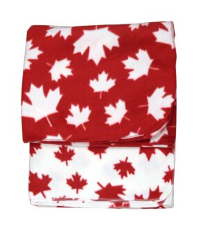 Canadian Made Luxury PATRIOTIC Fleece Blankets, B95
