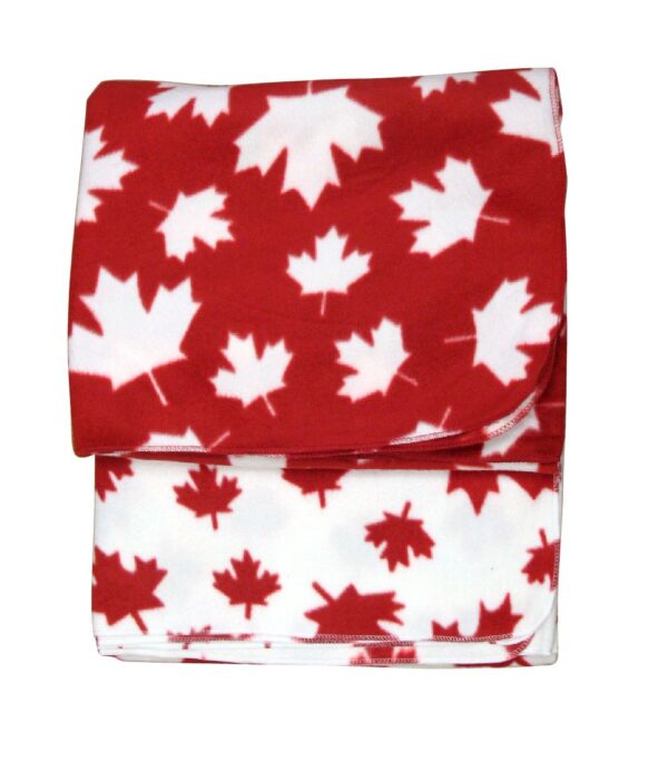 Canadian Made Luxury PATRIOTIC Fleece Blankets, B95