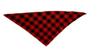 Canadian Made Premium Triangular Cotton Plaid/Tartan Pet Bandanas, BAN16