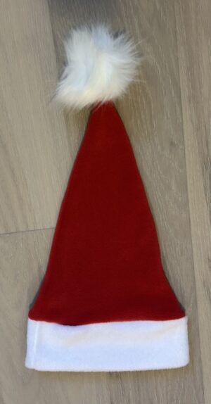 Canadian Made Luxury Holiday Santa Hats with Pom Pom, PHS02