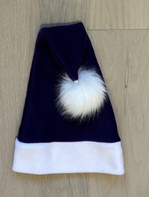 Canadian Made Luxury Holiday Children Santa Hats with Pom Pom, PCHS01