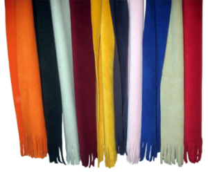 Canadian Made Deluxe Long Tassel Fleece Scarf, S12