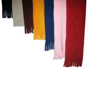 Canadian Made Slim Tassel Fleece Scarf, S45