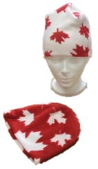 Canadian Made Youth Premium Patriotic Fleece Beanies, YT20